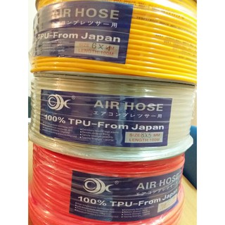 Dây hơi khí nén PU5x8 hãng OK JAPAN HÀNG CHẤT LƯỢNG CAO