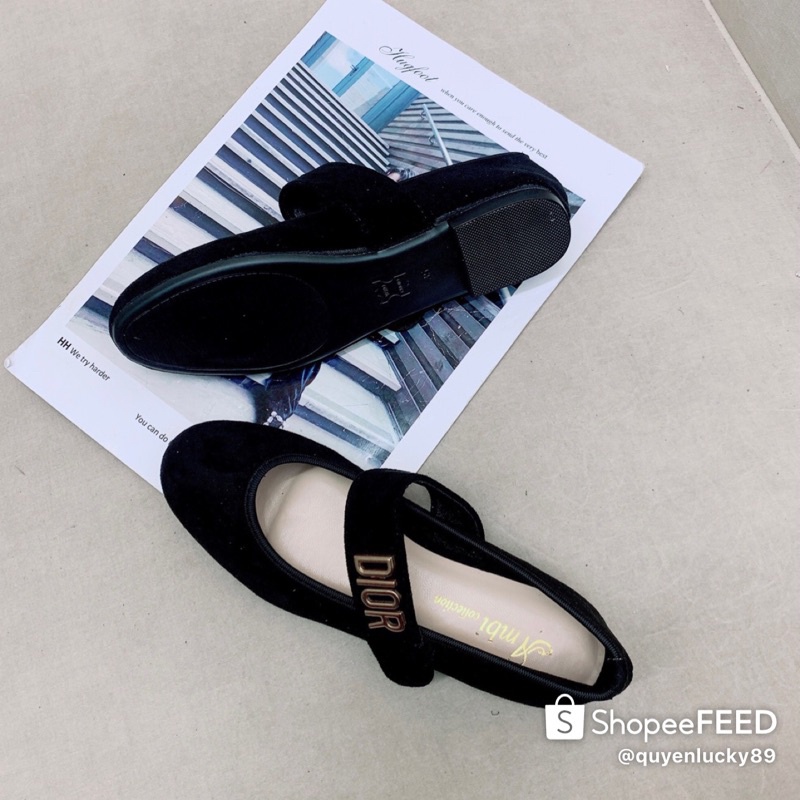 Giày bệt nỉ dior