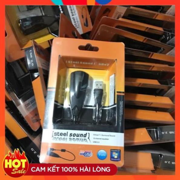 [Chính Hãng] USB âm thanh 5HV2 chuyển đổi từ cổng USB ra cổng âm thanh 3.5 cho thiết bị hư hỏng cổng sound tai nghe