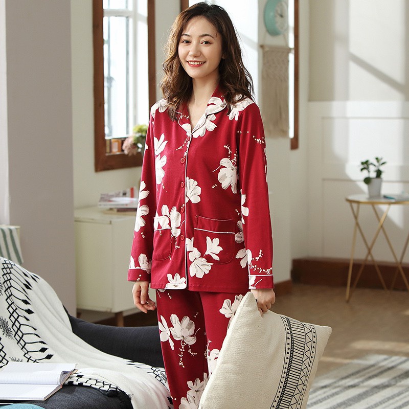 Pajamas Lụa In 3D Dài Tay Quần Dài Hisexy PTH03