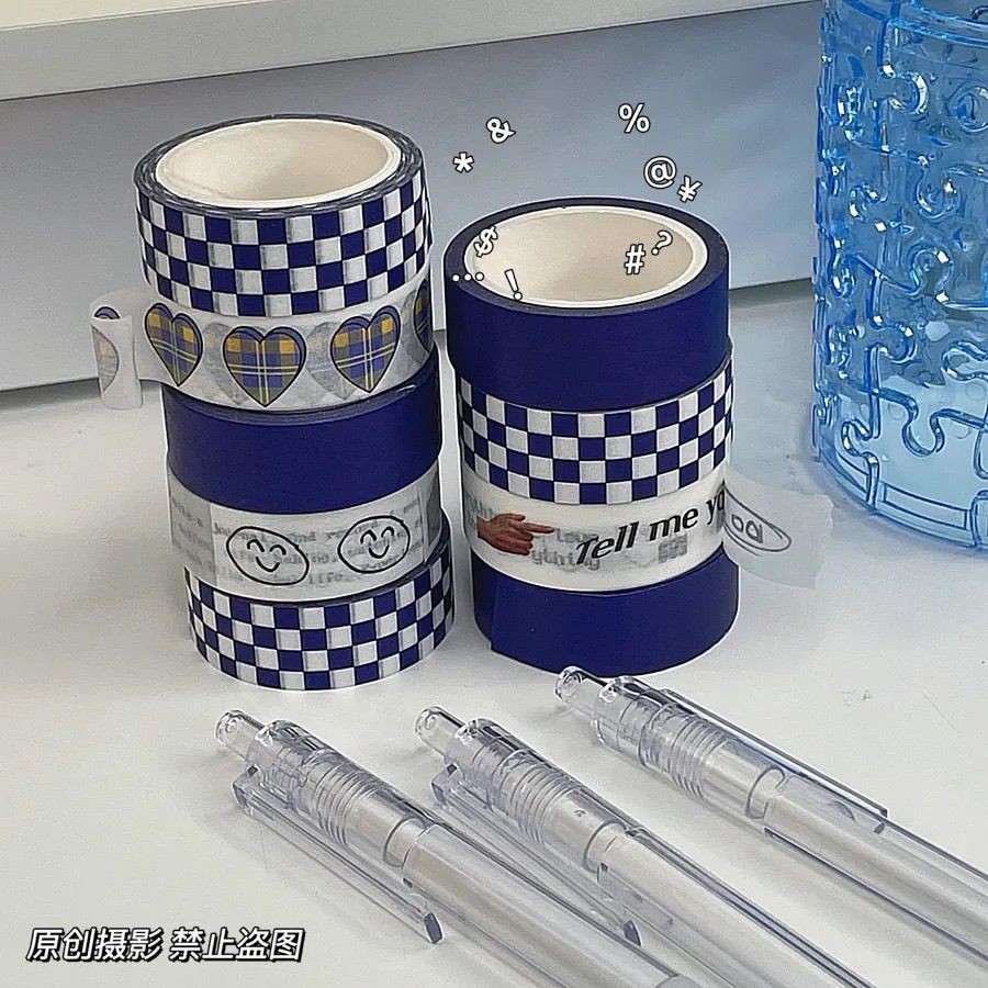 Cuộn băng keo dán trang trí sổ tay họa tiết dễ thương 5m