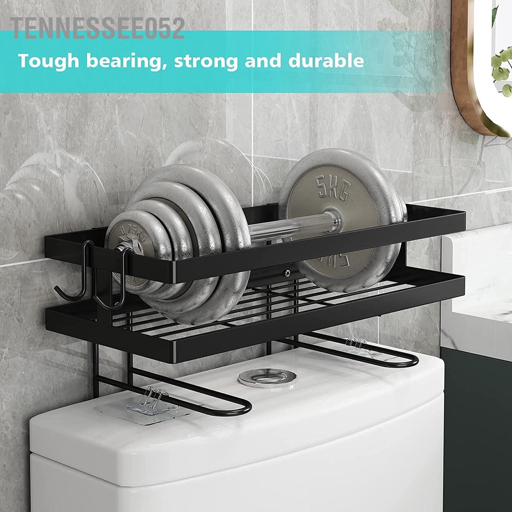 [Hàng HOT] Kệ để đồ nhà tắm gác bồn cầu siêu tiện lợi Tiết kiệm không gian【Tennessee052】