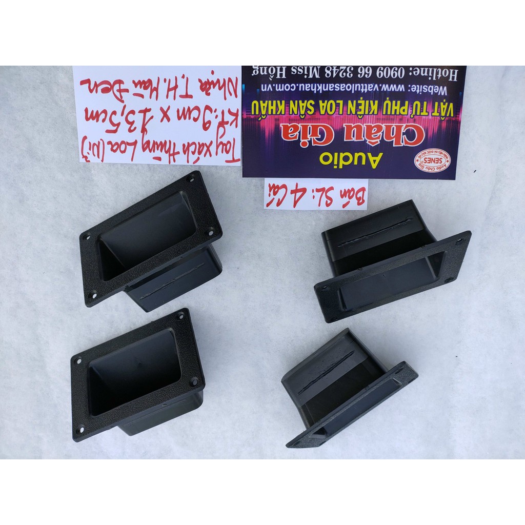 Tay xách thùng loa 9cm x 13.5cm 4 cái Audio châu gia