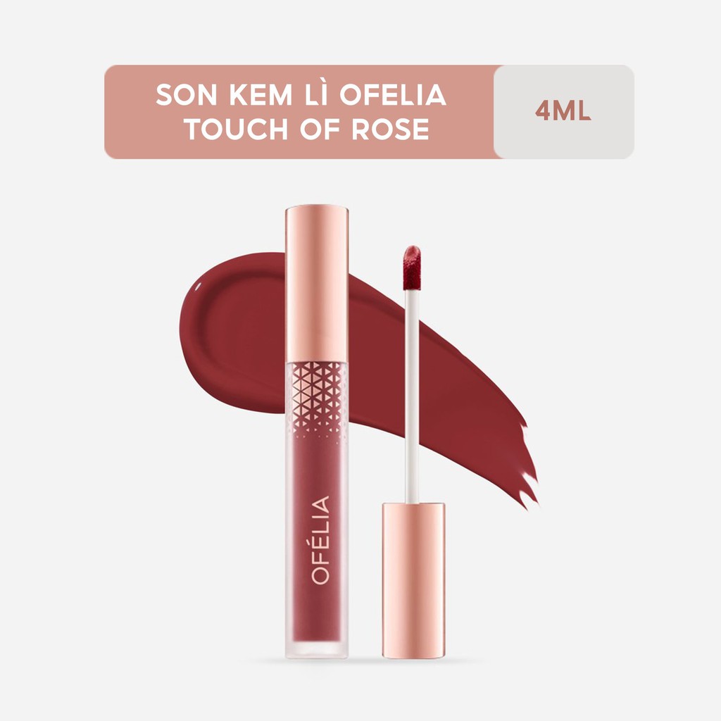 [HB GIFT] Son kem lì Ofelia Touch of Rose màu Mamma Mia