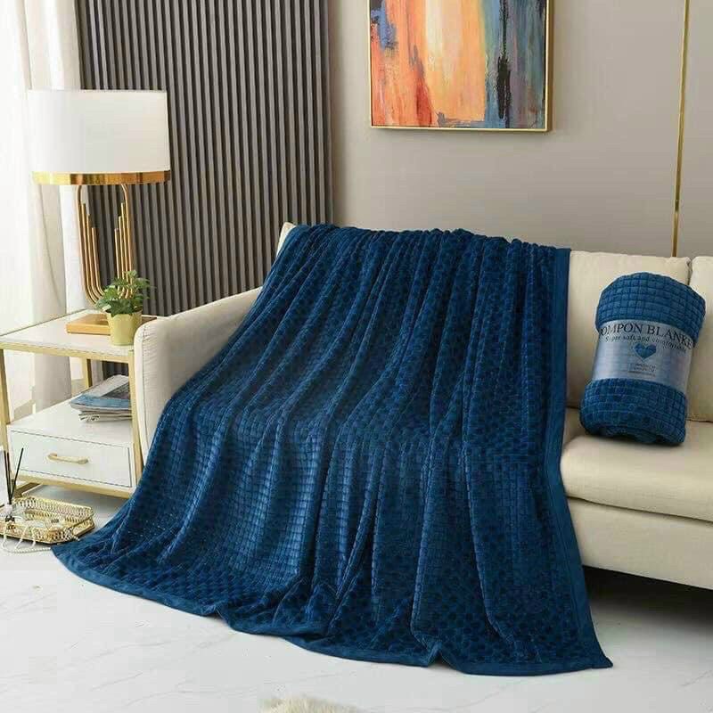 [SIÊU SALE] Chăn Lông tuyết Pompon Blanket Mẫu Mới Siêu Mềm Mịn, Chăn lông tuyết, Chăn hè thu HÀNG SIÊU ĐẸP