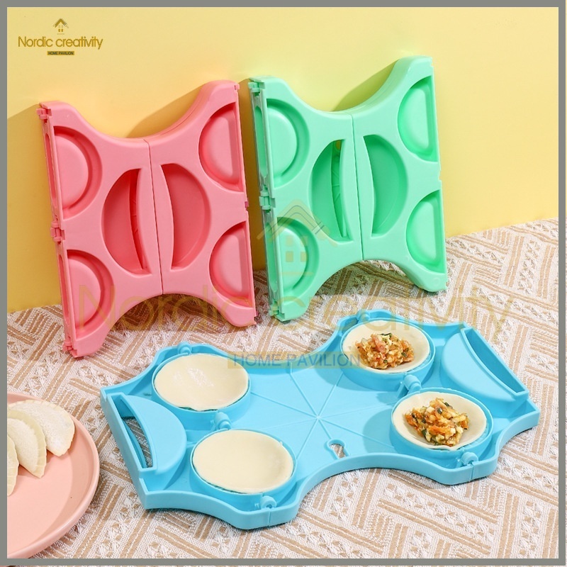 【sản phẩm mới nóng】Khuôn Làm Bánh Xếp Tiện Dụng Chất Lượng Cao,khuôn làm bánh bao há cảo đa dụng,Phụ kiện khuôn làm bánh bao  Khuôn Làm Bánh Xếp 4 Ngăn Tiện Lợi