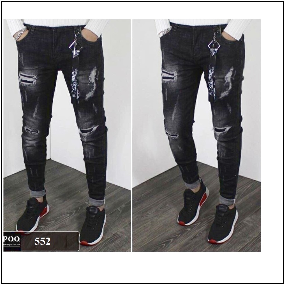 quần jean nam RÁCH KIỂU chất jean giãn tốt 552 RM