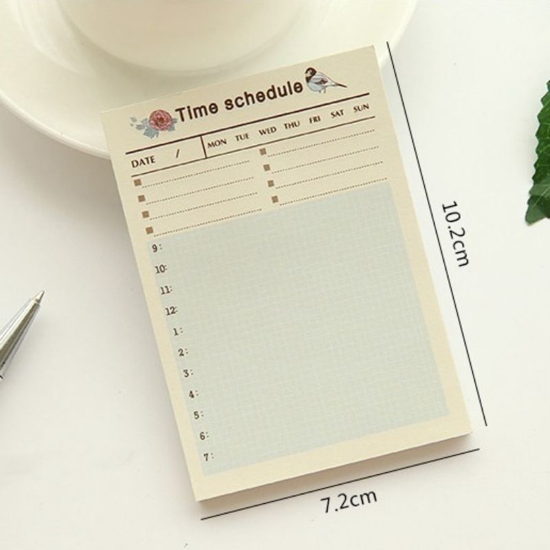 Giấy note ghi chú planner lên kế hoạch