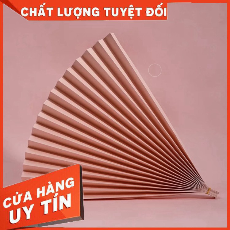 [SIÊU GIẢM GIÁ] Quạt giấy làm phụ kiện trang trí, chụp ảnh đồ uống , mỹ phẩm