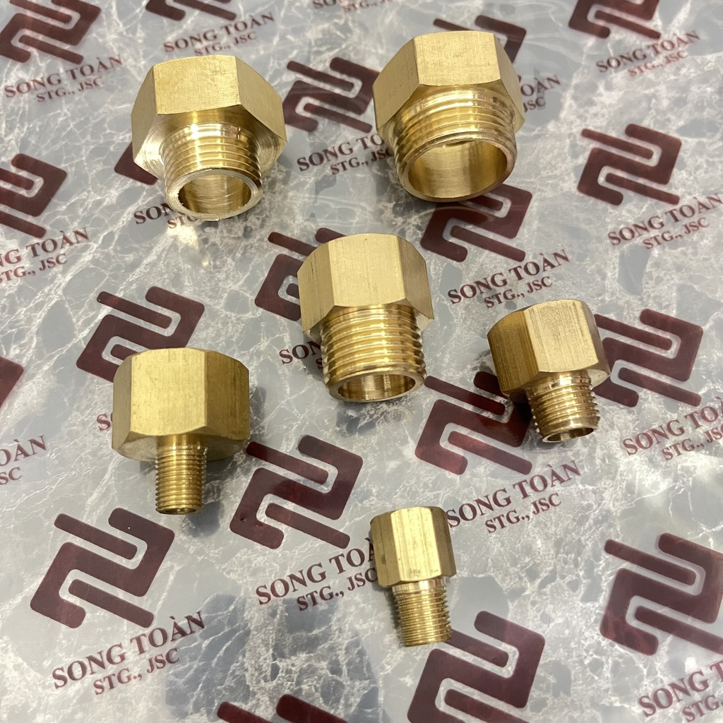 [LƠ NỐI REN] Khớp nối ren trong ren ngoài dân dụng BSP - Bằng đồng Brass Adaptor female to male Sơ mi cả rá ngược