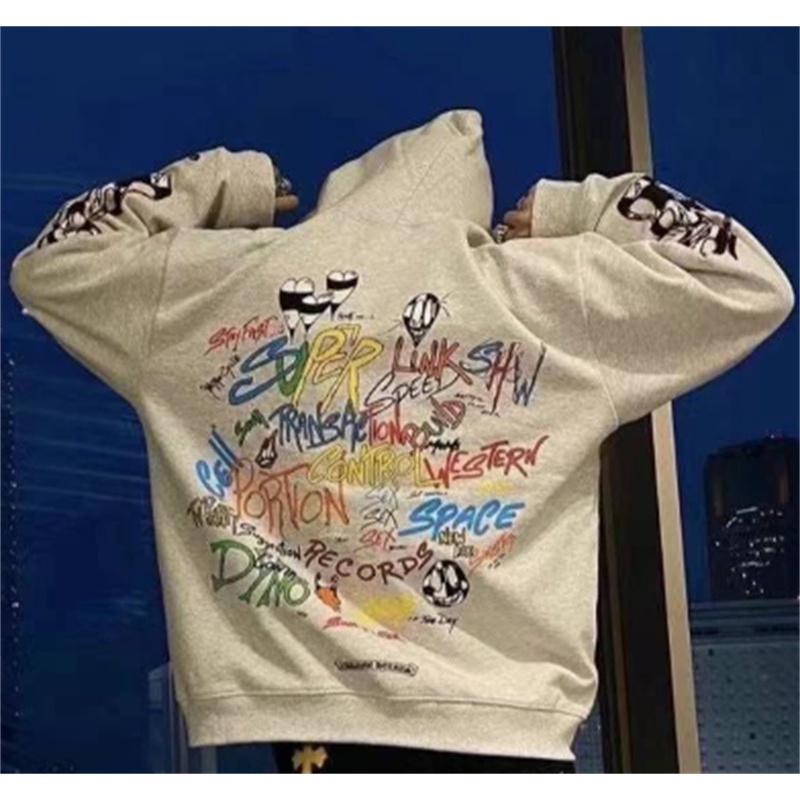 Áo Hoodie Tay Dài In Hình Ngọn Lửa Cá Tính Cho Nam Nữ