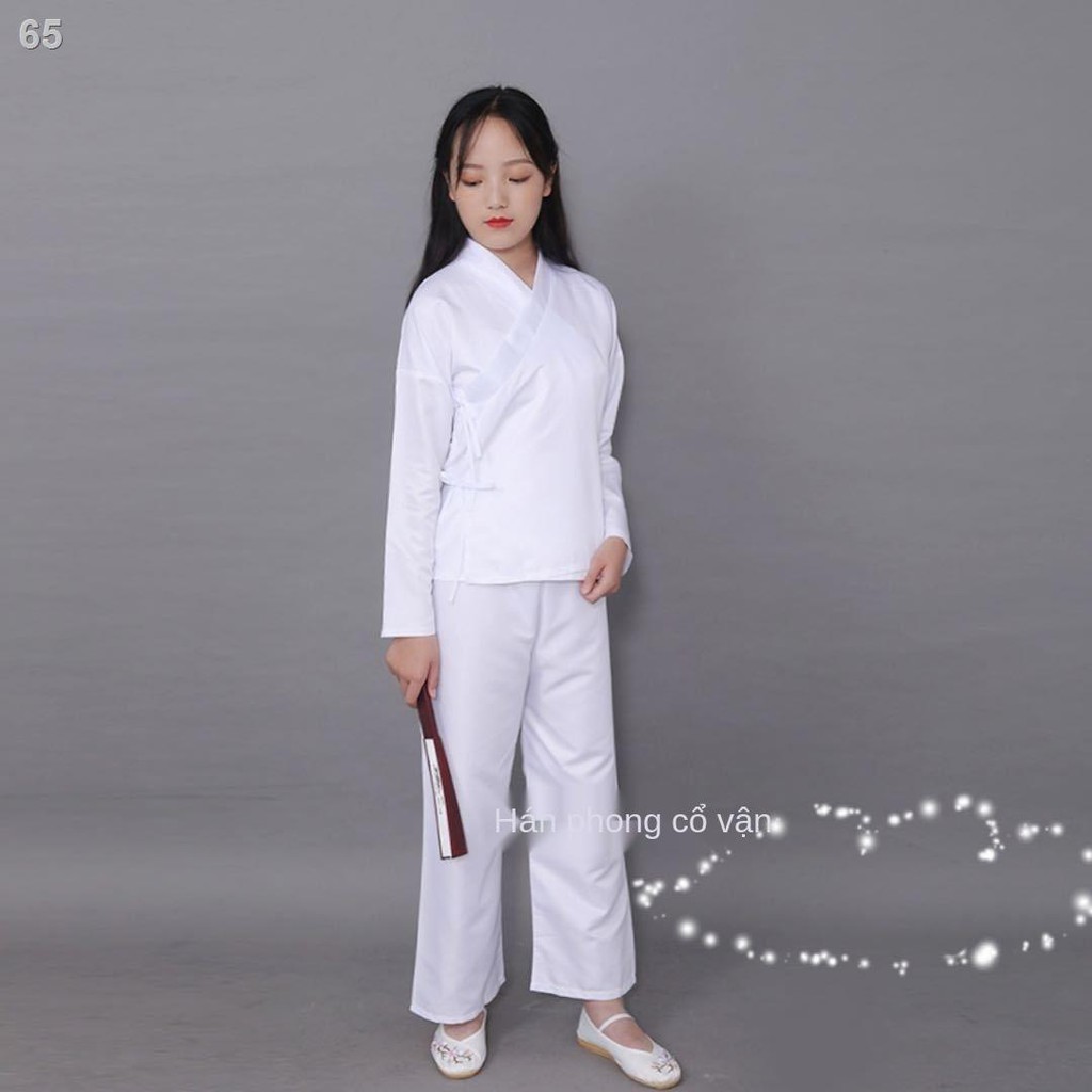 Trang phục cổ đại phong cách mới Trung Quốc, áo lót, đồ lót võ thuật, ngủ xiên, quần tây nữ, bộ Đường, Hán, cưới