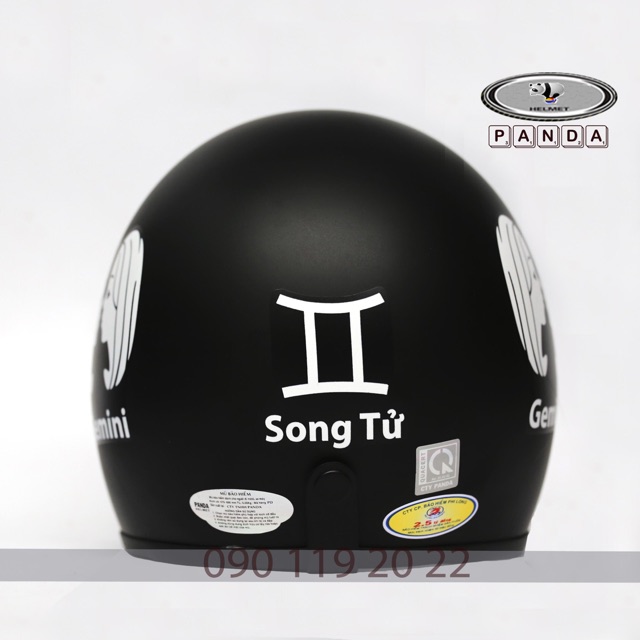 (Hàng độc quyền) Mũ Phượt 3/4 Song tử