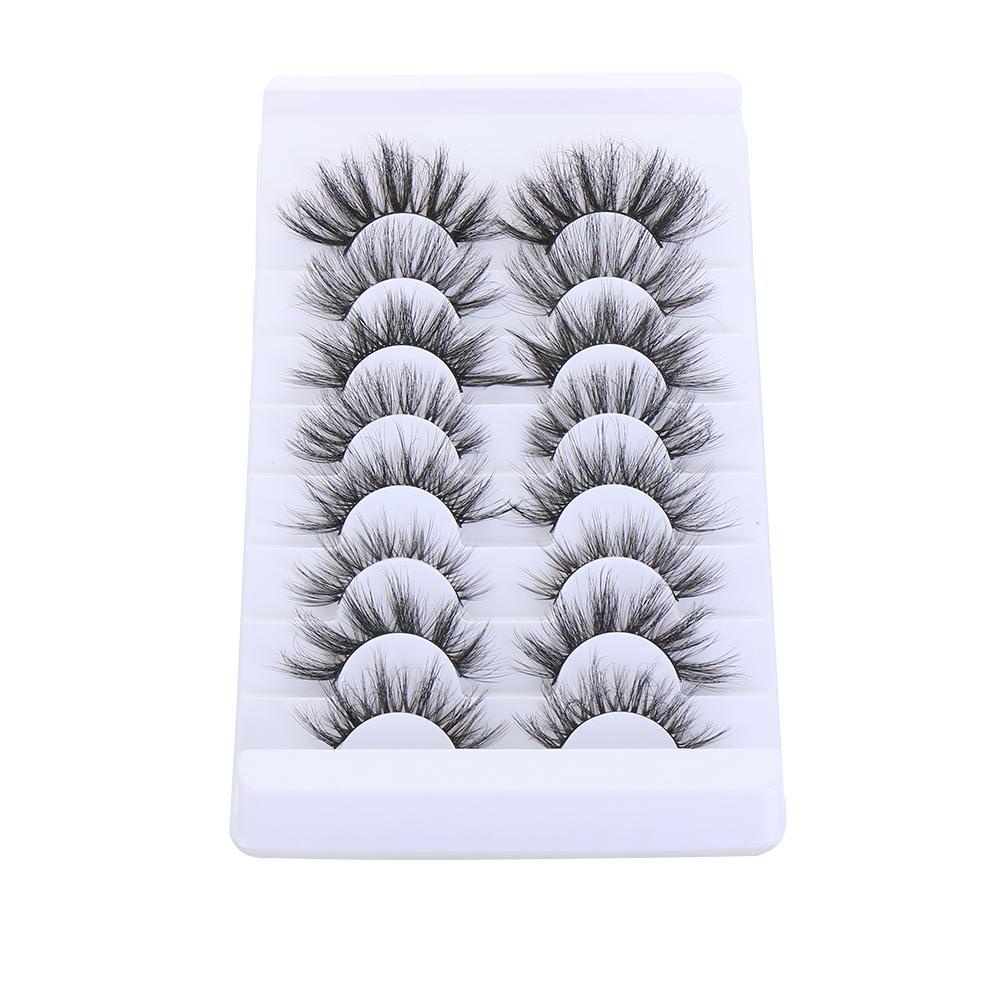 Set 8 Cặp Lông Mi Giả BSUNS SKONHED Không Xù Lông Mi