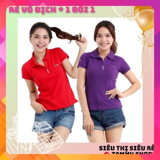 ❤ Áo thun nữ cá sấu thun 4 chiều (hình thật 100%)