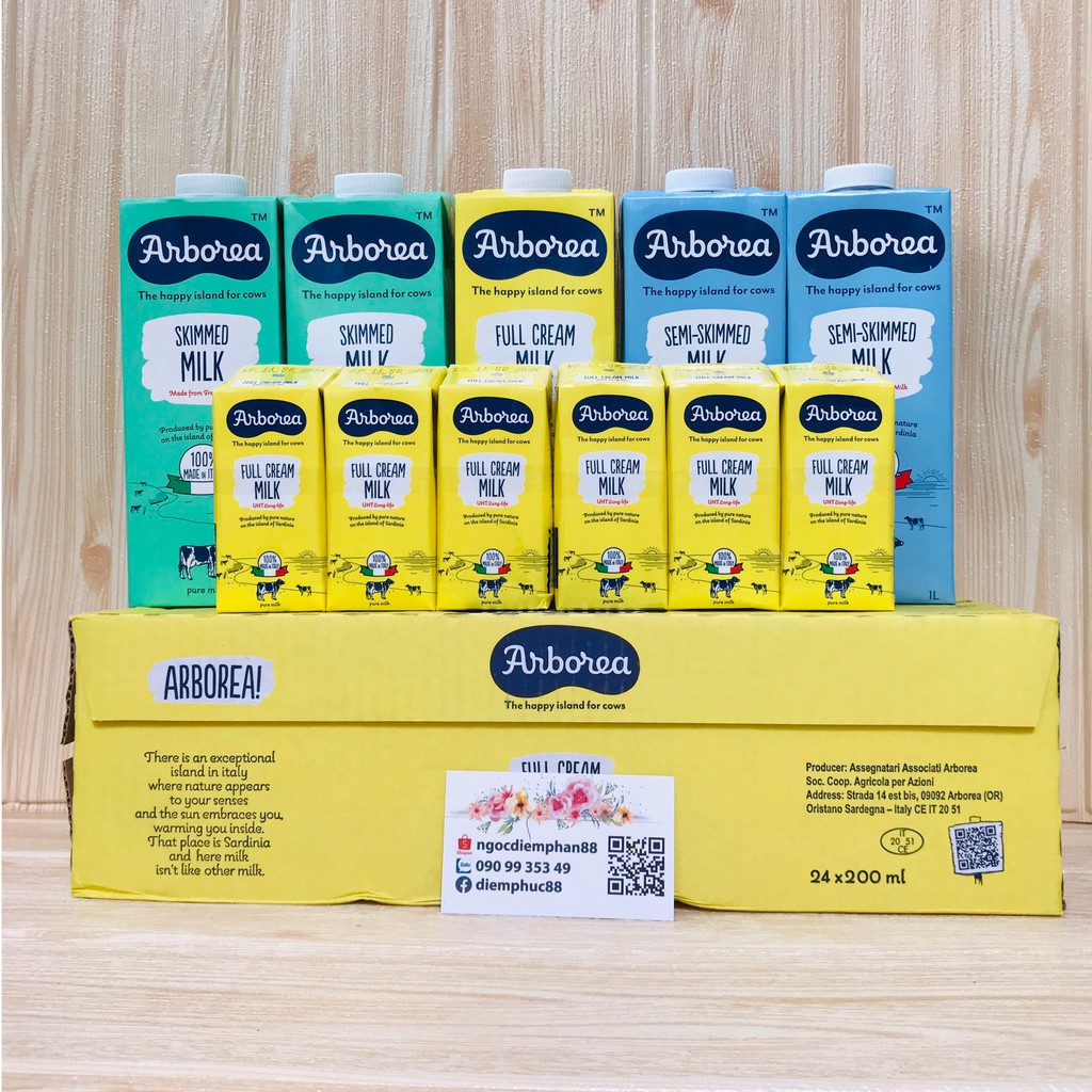 Sữa Tươi Ý Arborea 1L