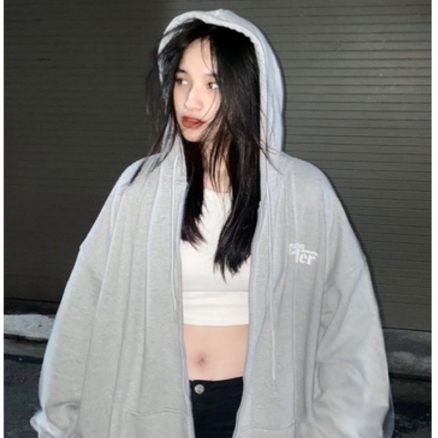 [CINDER PASS] Áo Hoodie Zip Nam Nữ CINDER Màu XÁM, Áo Hoodie Khoác Nỉ Bông Form Rộng Local Brand Unisex Đẹp.