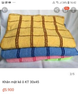 Combo 100 khăn thổ cẩm và kẻ ô