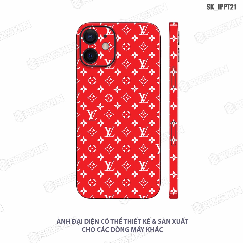 Miếng Dán Skin Full Lưng Viền Patten Dành Cho Mọi Dòng IPhone |SK_IPPT21| Film 3M Cao Cấp Chống Nước Bền Màu, Bền Màu