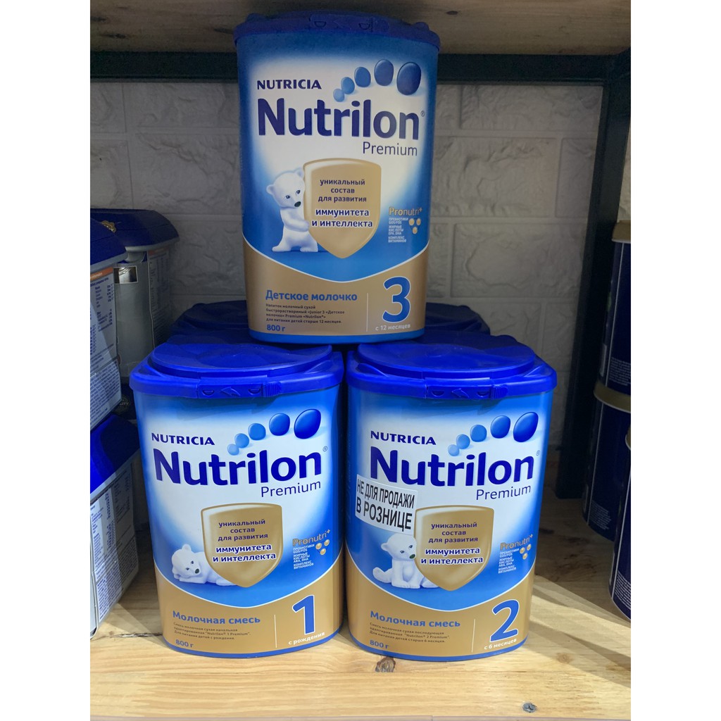 SỮA NUTRILON NGA SỐ 1,2,3 800g Date 2022
