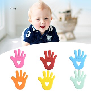 ♞Lovely Palm Baby Teether Silicone Toy Infant Molars Strengthening ToothTraining
