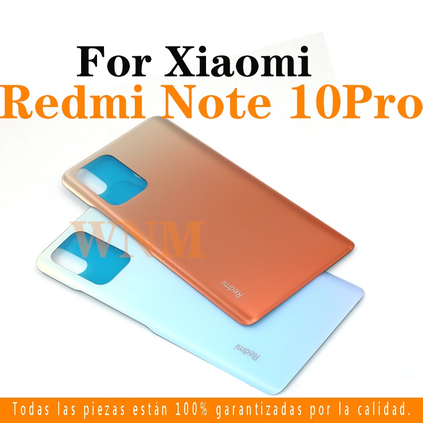 Nắp Lưng Điện Thoại Bằng Kính Dành Cho Xiaomi Redmi Note 10 Pro / 10Pro