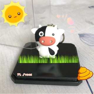 Móc khóa có đèn Led phát âm thanh (bò sữa)