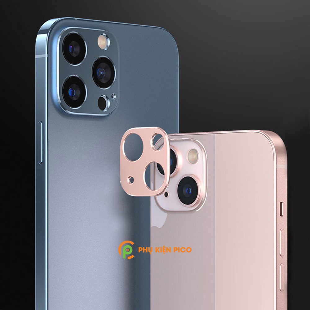 Dán camera Iphone 13 - Khung nhôm bảo vệ camera Iphone 13 chống trầy xước va đập