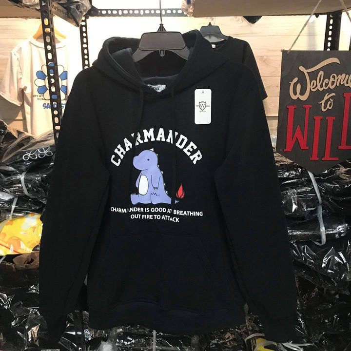 ÁO HODDIE KHỦNG LONG ĐUÔI LỬA CHARMANDER