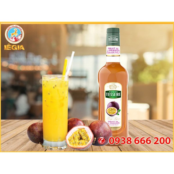 SIRO TEISSEIRE CHANH DÂY - TEISSEIRE PASION FRUIT SYRUP