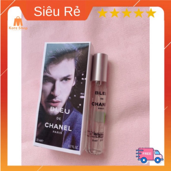 [Có Deal] Nước Hoa Nam Tính Lịch Lãm BLEU DE CHANEL Mini 20ml