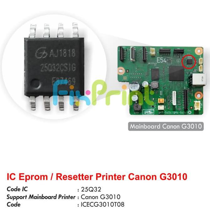 Máy In Eprom Ic Canon G3010 T08 Eeprom G3010