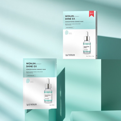Mặt Nạ Wonjin Shine Ex  Concentrated Essence Mask 30ml Dưỡng Da Căng Mọng Tức Thì Dưỡng Sáng Da Tự Nhiên