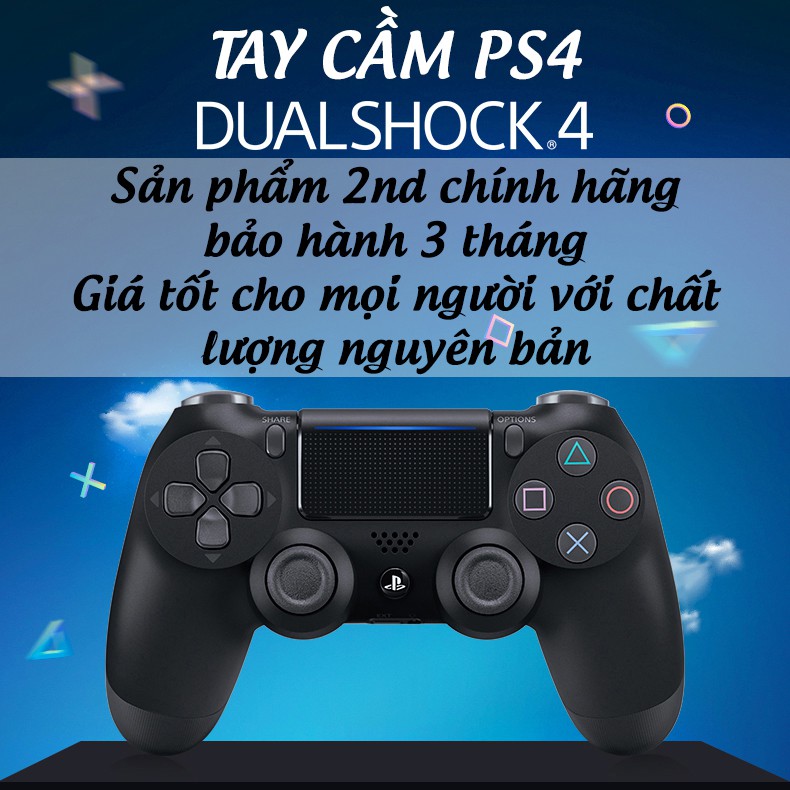 Tay cầm Ps4 Slim/Pro chính hãng 2nd nhiều màu, tay cầm ps4 dualshock kèm quà tặng