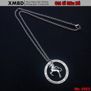 Dây Chuyền Ulzzang Vòng Tròn Phi Mã Cực Chất - Ms: 2052