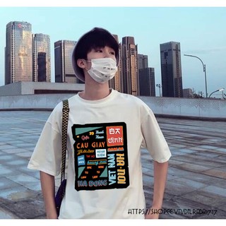 ÁO THUN NAM NỮ PHONG CÁCH HÀ NỘI - SÀI GÒN - A021