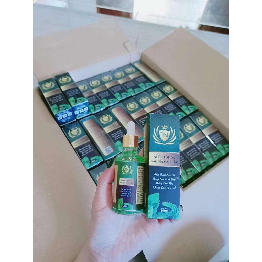 Nước Lột Bạc Hà Cao Cấp⚡𝗙𝗥𝗘𝗘 𝗦𝗛𝗜𝗣⚡Không hôi, thơm mùi bạc hà, lột mảng to