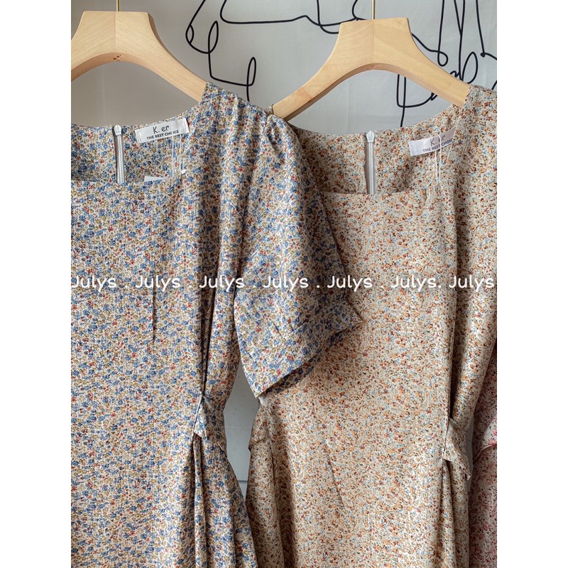 [Mã FAGREEN1505 giảm tới 30K đơn 99K] Váy hoa đai nơ sau (ảnh thật shop chụp kèm video) | BigBuy360 - bigbuy360.vn