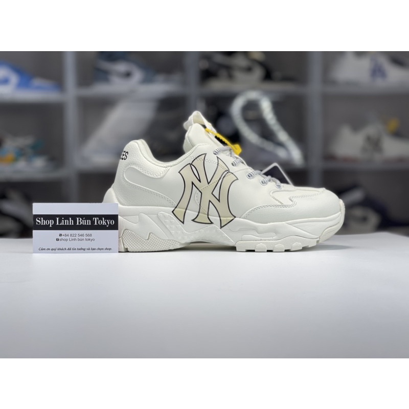 Giày Sneaker Giày MLP Ny vàng cao cấp kèm phụ kiện