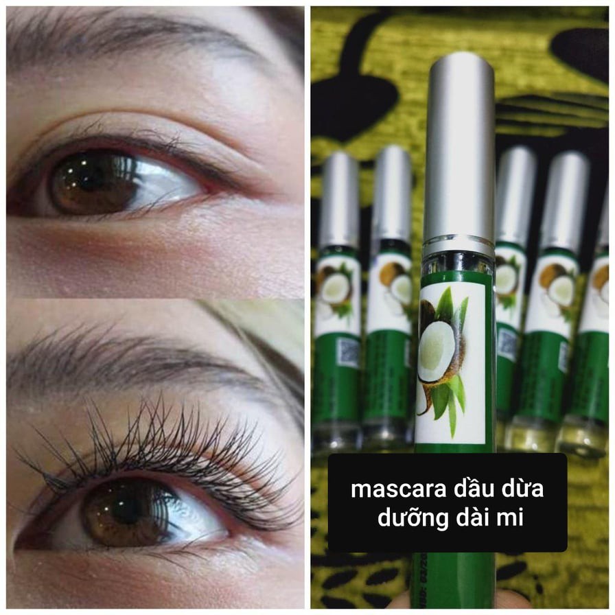 MASCARA DẦU DỪA DƯỠNG DÀI MI