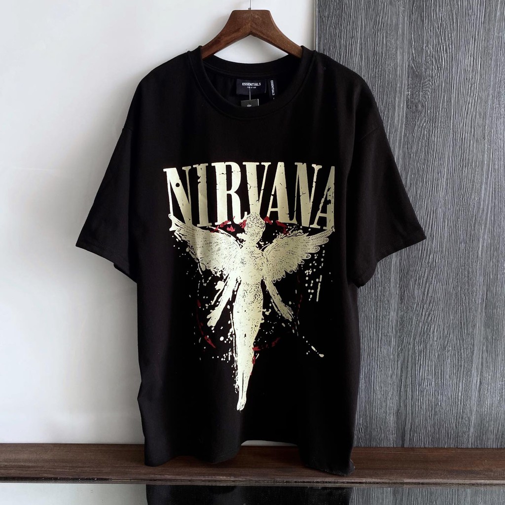 Áo thun tay lỡ NIRVANA , áo thun nam nữ unisex , MSW Town | BigBuy360 - bigbuy360.vn