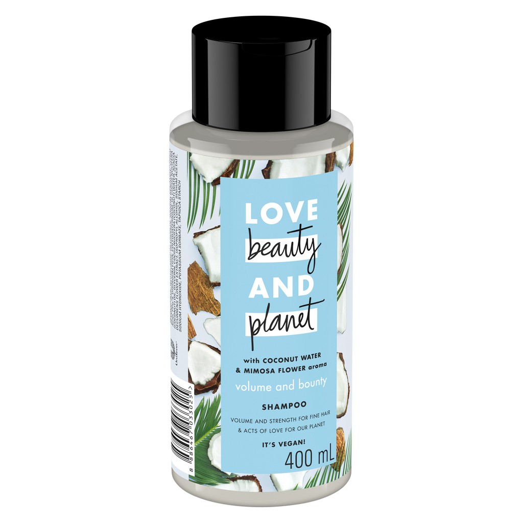 Combo giúp tóc bồng bềnh dầu gội và dầu xả Love beauty and Planet 400ml/chai | BigBuy360 - bigbuy360.vn