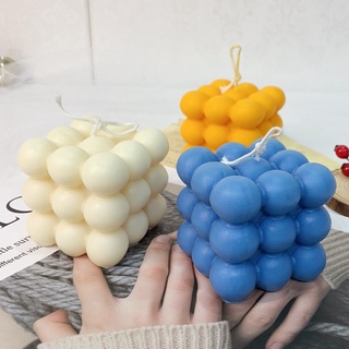 Nến thơm rubik rubic đậu nành tự nhiên nến decor phong cách Hàn Quốc