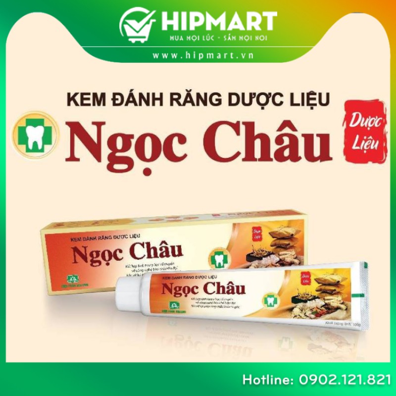 Kem Đánh Răng Dược Liệu Ngọc Châu 100g