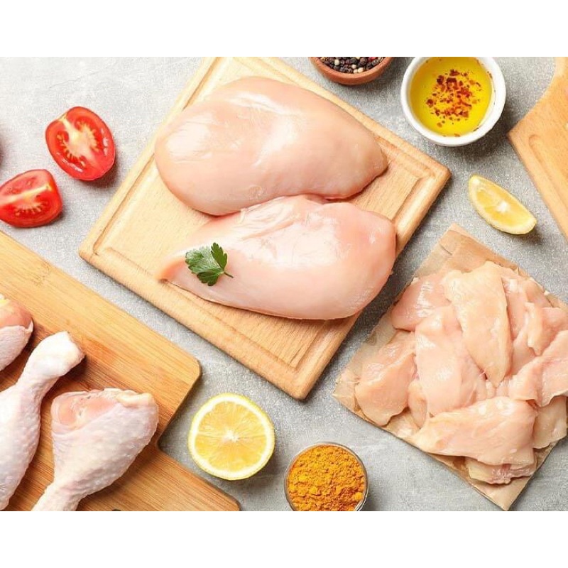Thịt gà phi lê không da không xương 1kg