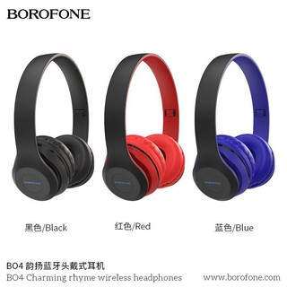 Tai nghe bluetooth borofone B04 Kiểu Dáng Thể Thao Âm,Thanh Trung Thực - Hàng Chính Hãng