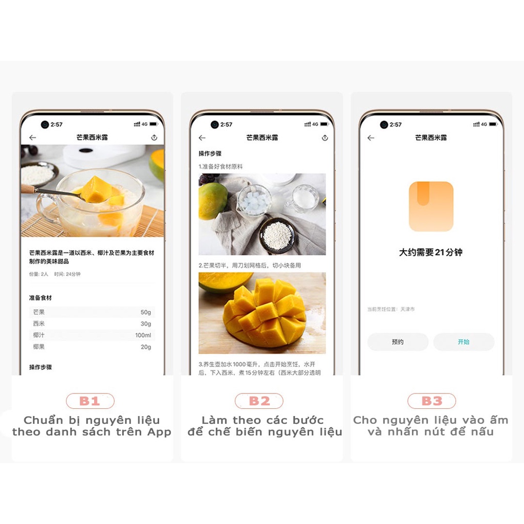 Ấm Điện Đun Nước Pha Trà Đa Năng Thông Minh Xiaomi Mijia MYSH0E1ACM - Kết Nối Không Dây Nhiều Chế Độ