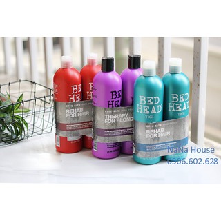 Cặp dầu gội xả Tigi Bed Head chính hãng 750ml của Mỹ