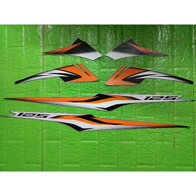 Bộ tem Airblade 125 màu cam đen 2013