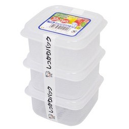 Set 3 hộp nhựa 200ml (Hàng Nhật nội địa)